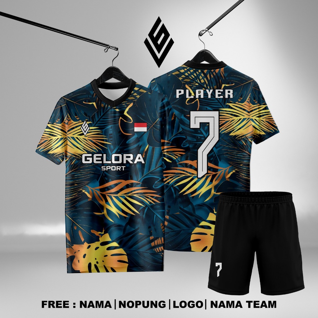 Baju Jersey Custom Full Printing Nama Sendiri | Bola Futsal Volly Dryfit