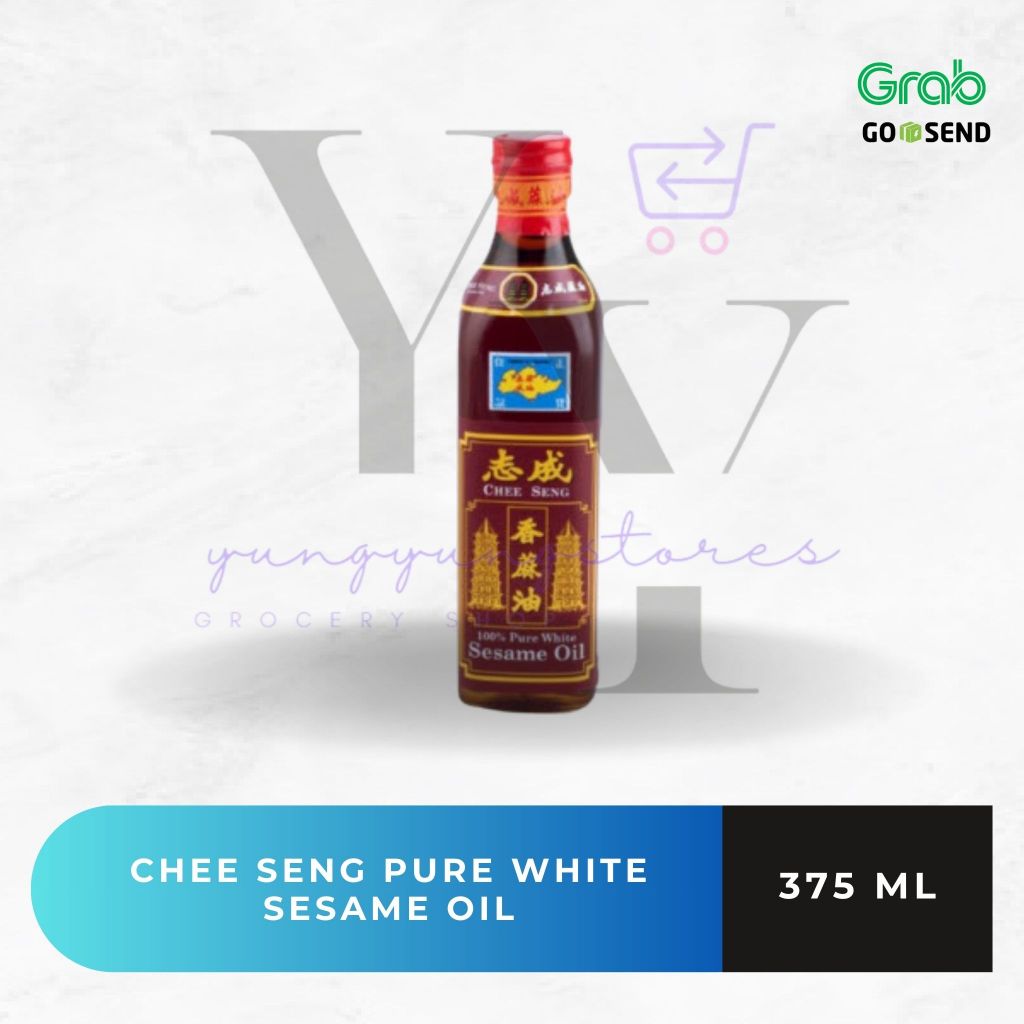 

[KECIL] Minyak Wijen Pagoda Chee Seng Pure White Sesame Oil 375 ml