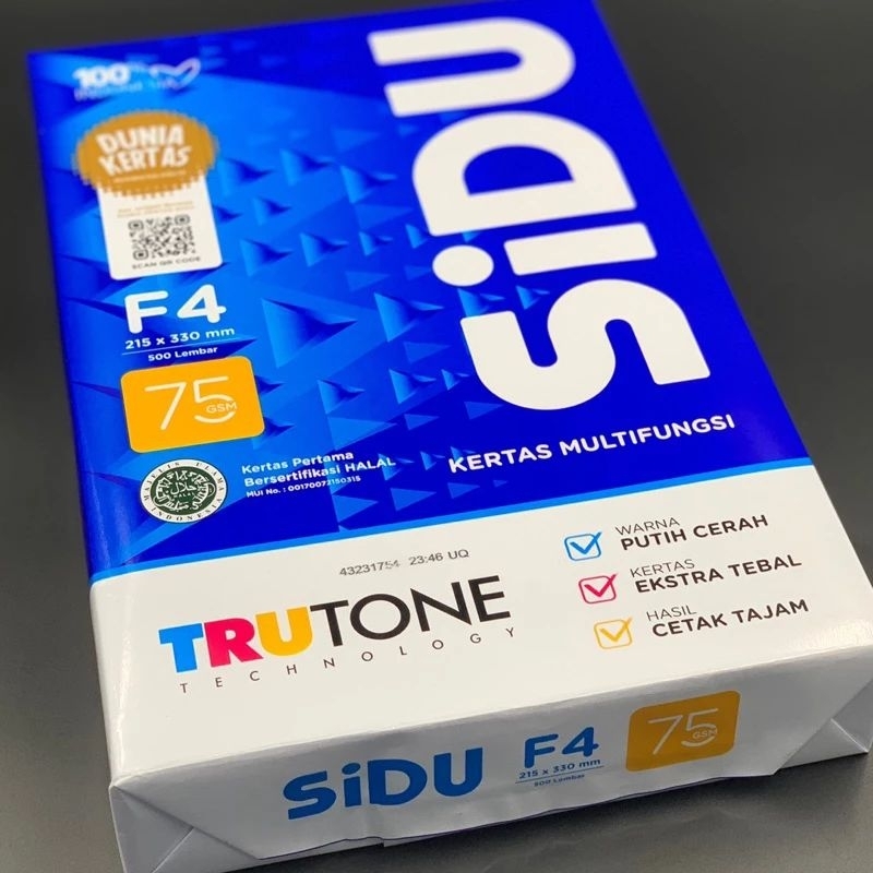 

Kertas HVS SIDU F4 75gsm