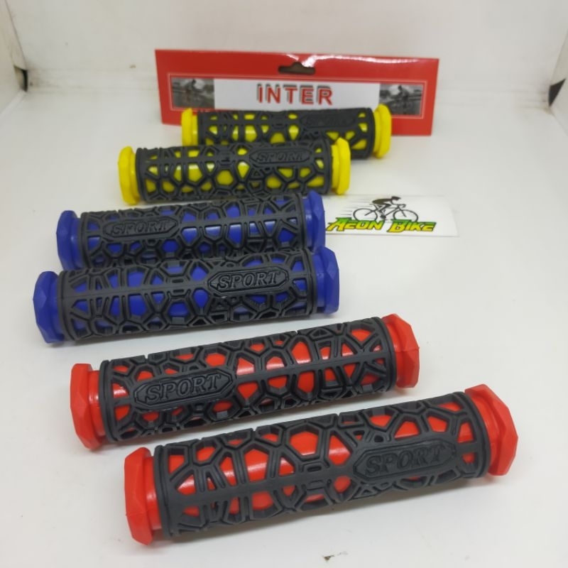 handgrip inter grip sepeda MTB lipat mini BMX dll hanfat,Handpad karet stang sepeda