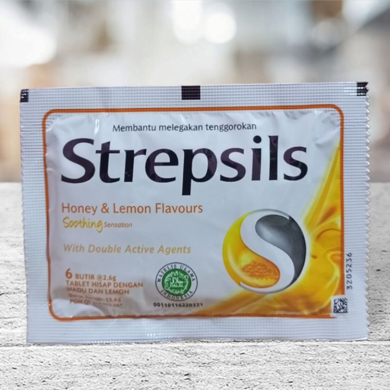 

Strepsils Permen Pelega Tenggorokan Honey & Lemon Isi 6 Butir ( Paket 10 Pcs )