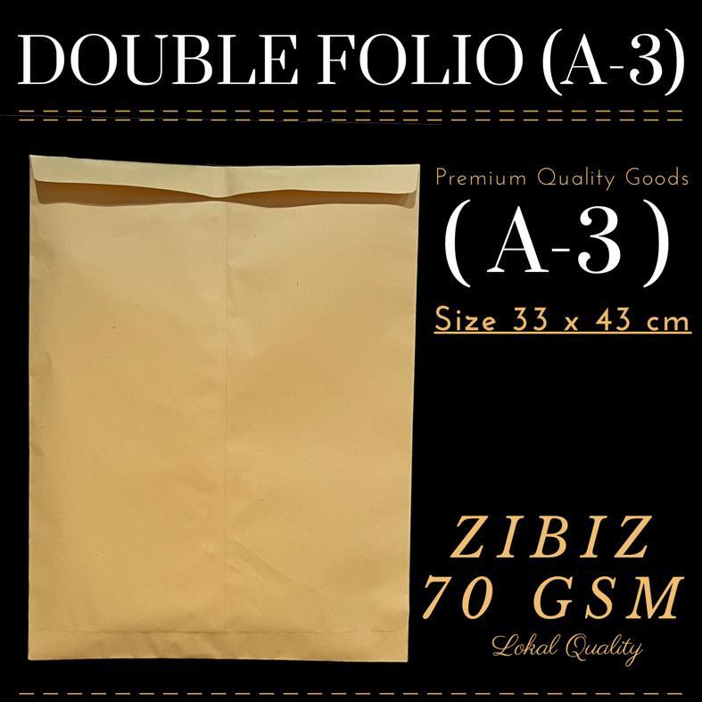 

InJO Amplop Coklat Double Folio / A3 ( 33x43Cm )