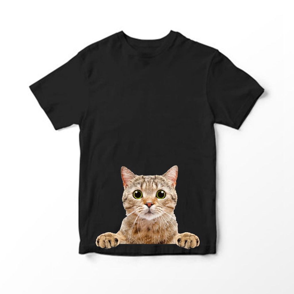 KAOS GAMBAR KUCING CAT