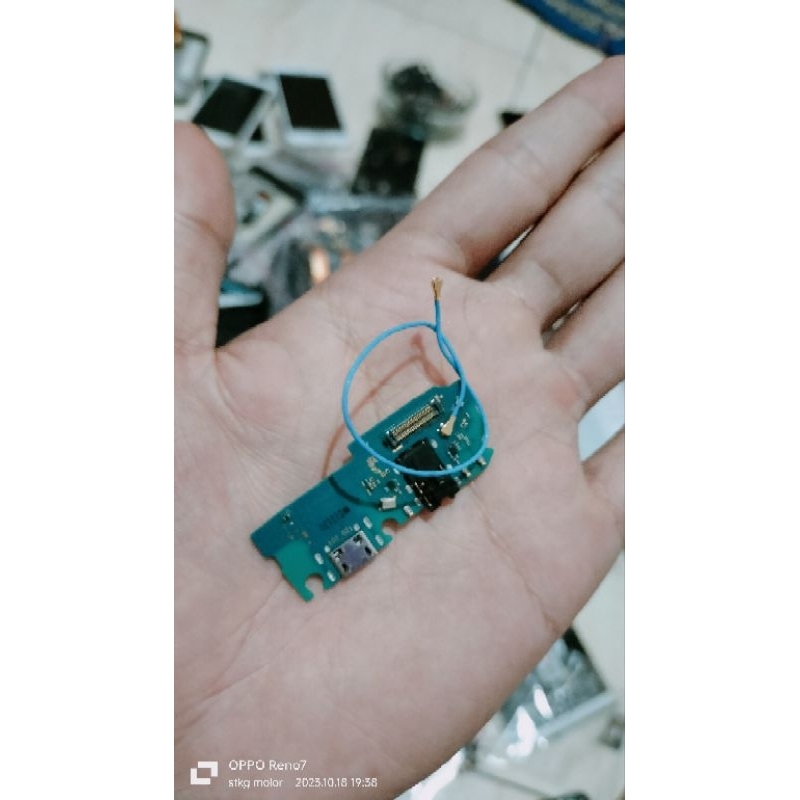 PAPAN CHARGER PLUS KABEL ANTENA WIFI SAMSUNG A02 /A022F ORIGINAL COPOTAN