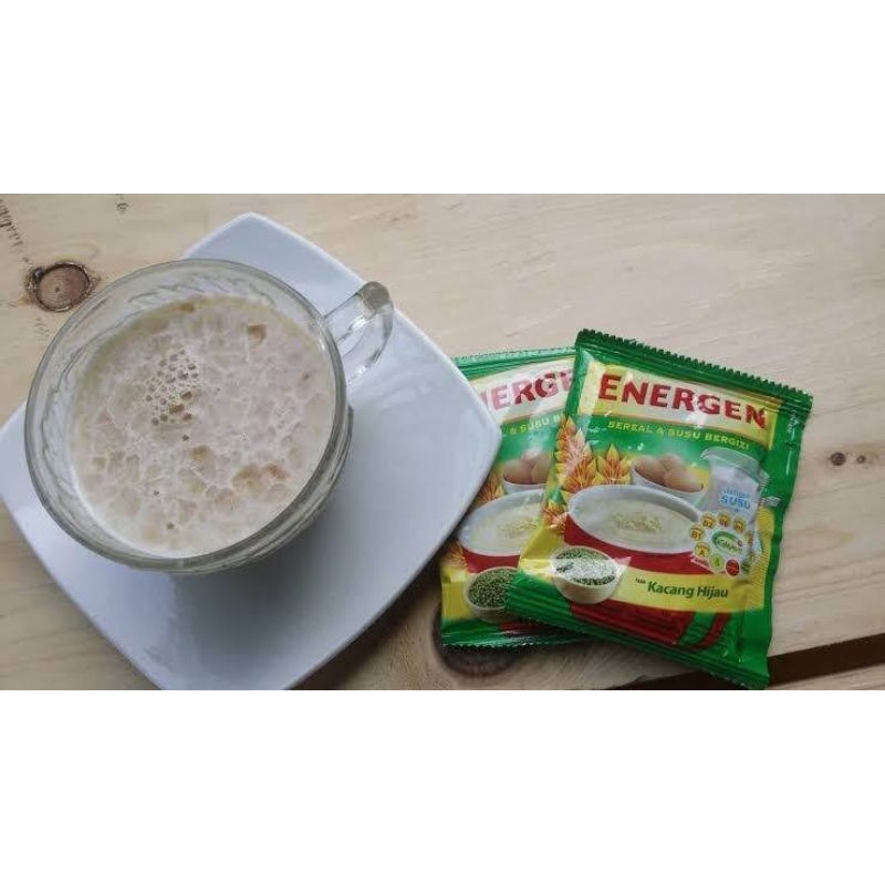 

Energen Coklat,Jahe,Kacang Hijau,Kurma,Vanila 1 Renceng (10's)