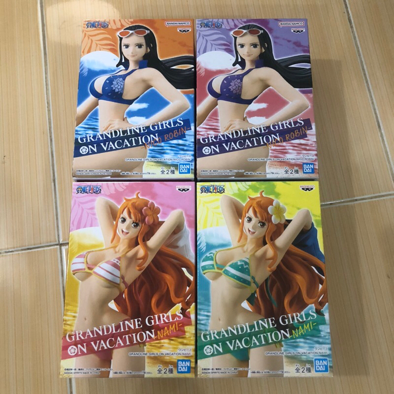 Banpresto Grandline Girls On Vacation Nico Robin Nami Original