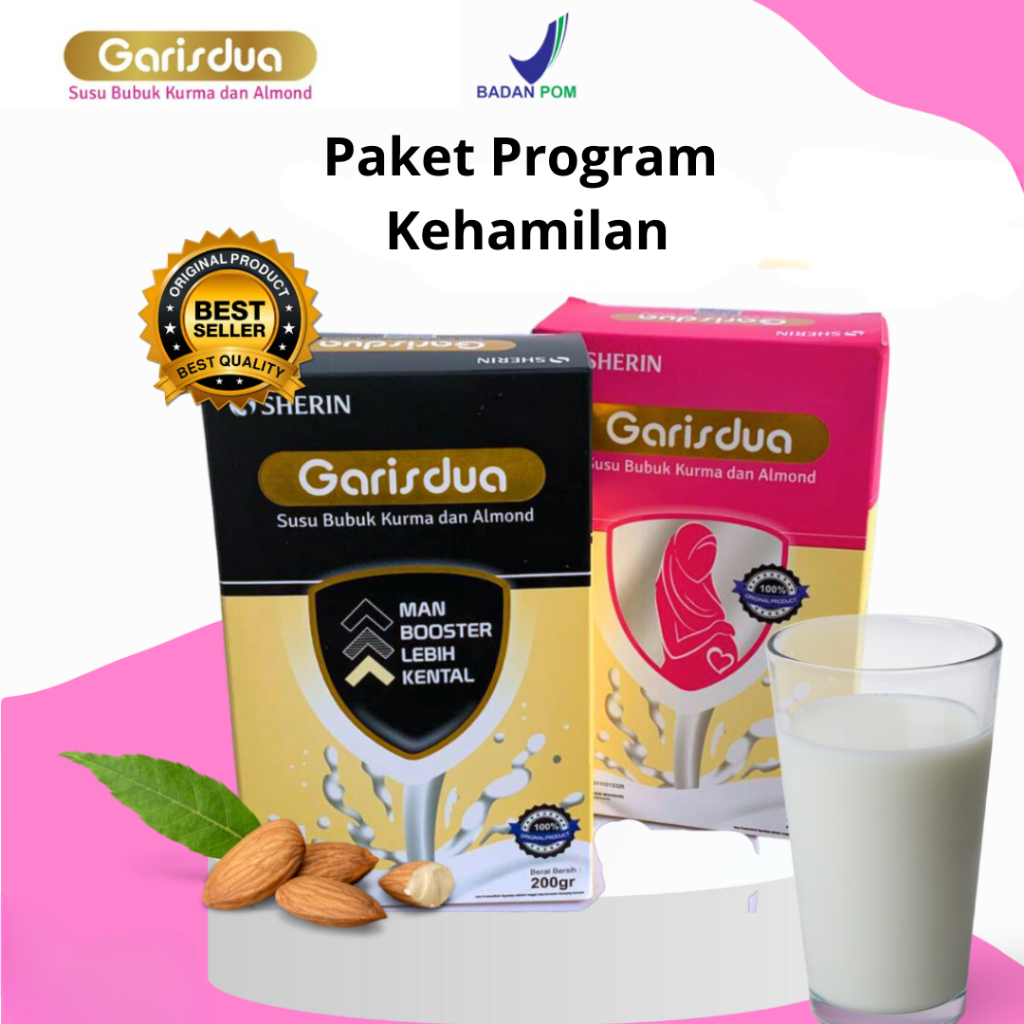 

PAKET Hemat Susu Garis Dua - Susu Promil Cepat Hamil - Susu Etawa - Susu Pria Wanita - Susu Program hamil