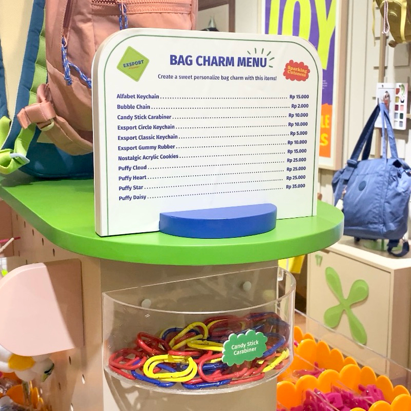 Jastip Exsport Bag Charm