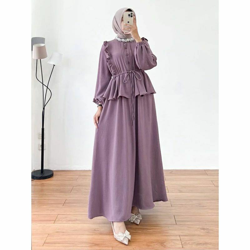 Ivana Dress Maxi Crinkle Airflow