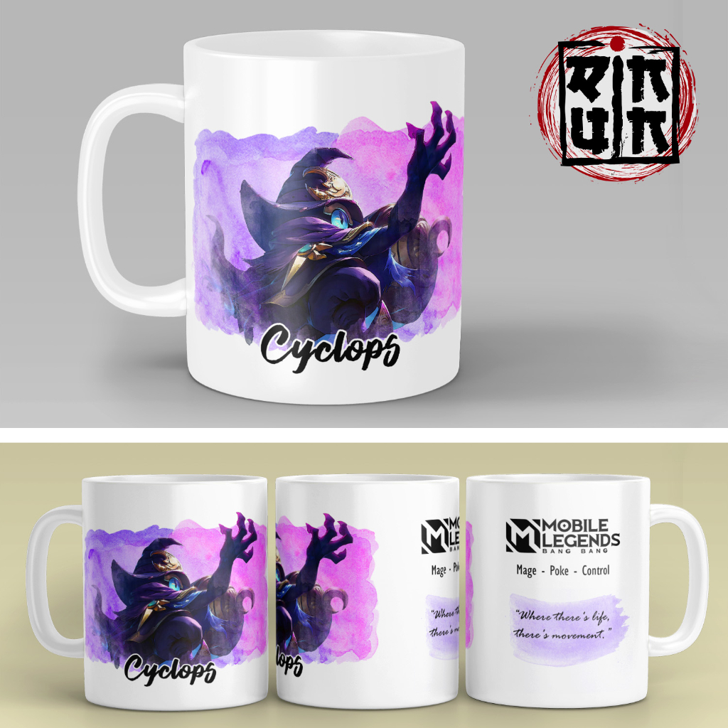 Gelas Mug Cangkir Cyclops Mobile Legends Hero
