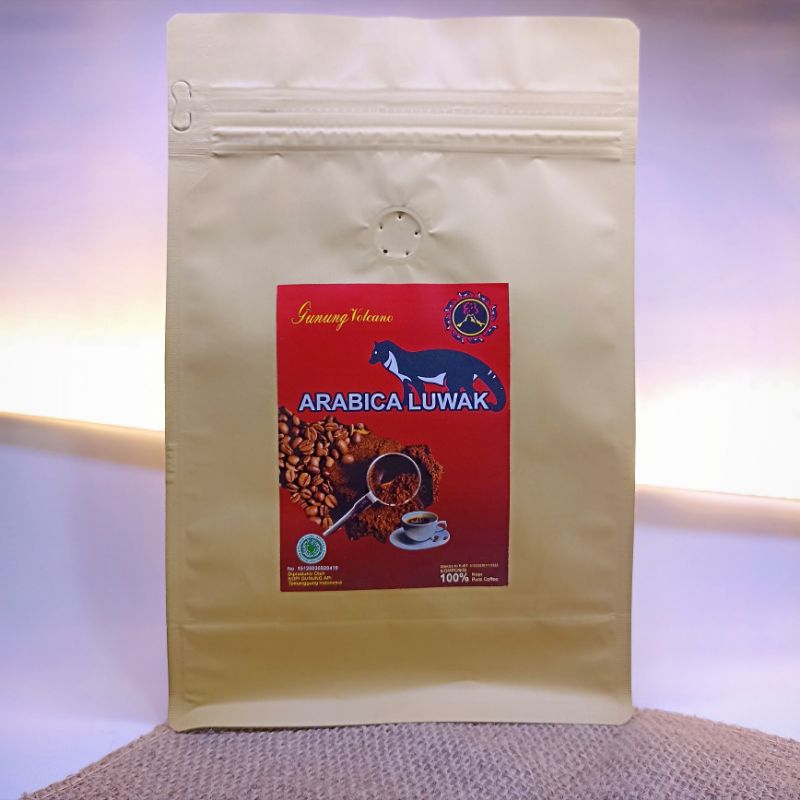 Volcano coffee kopi Arabica Luwak asli 500gr kopi luwak Temanggung