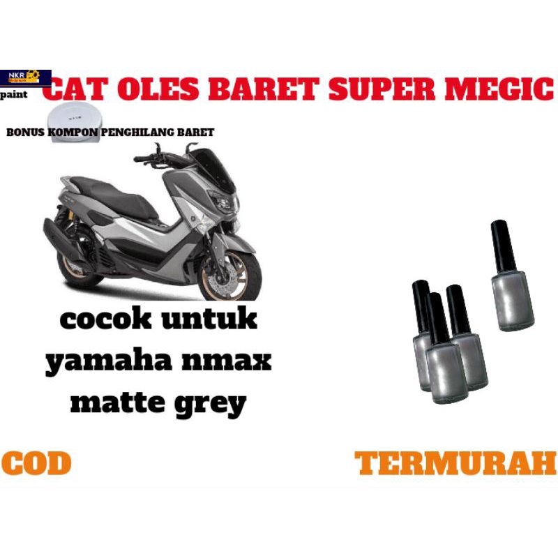 CAT OLES PENGHILANG BARET YAMAHA NMAX MATTE GREY ,ABU_ABU DOF ,CAT NMAX GREY ,ABU-ABU