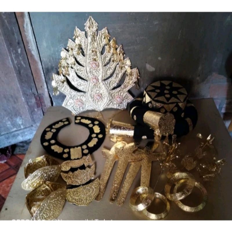 set mahkota Mandailing pengantin