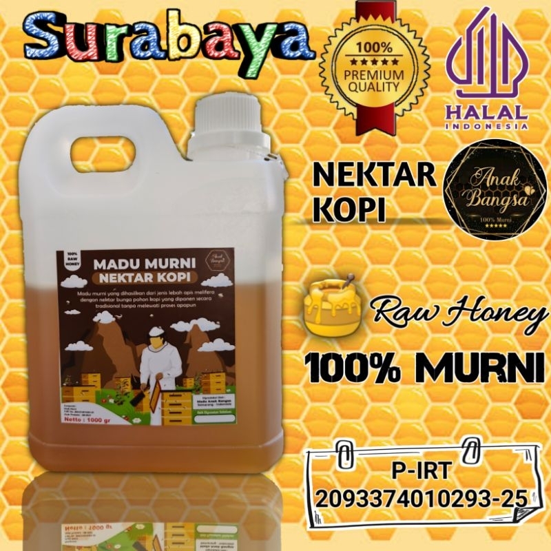 

MADU MURNI NEKTAR KOPI 1KG | MADU MURNI ANAK BANGSA