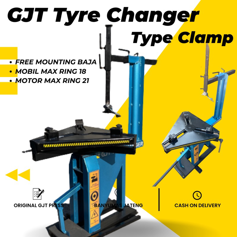 Alat Buka pasang  ban motor dan mobil manual tyre changer