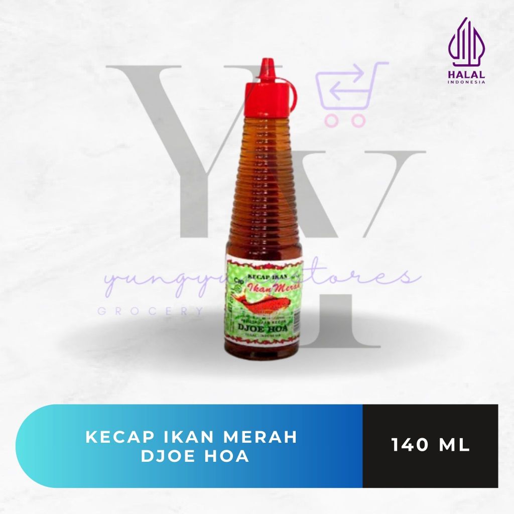 

Kecap Ikan Cap Ikan Merah Djoe Hoa 140 ml