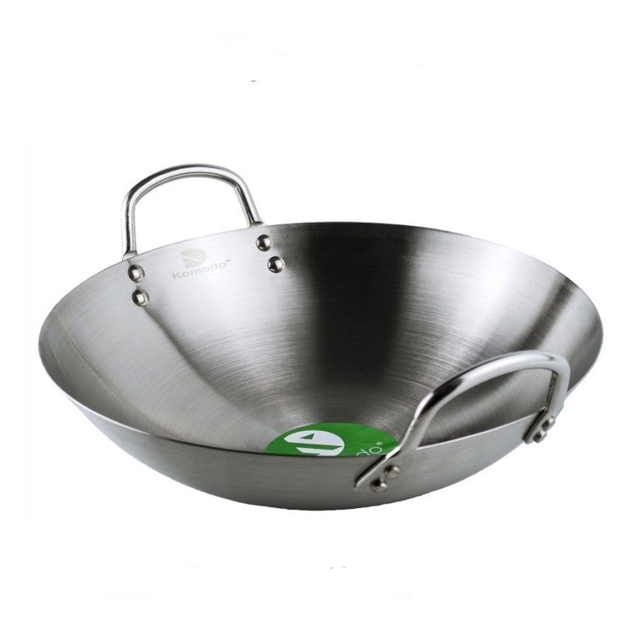 WAJAN PENGGORENGAN STAINLESS STEEL DIAMETER 50 CM