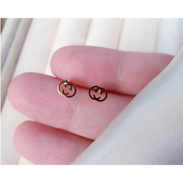 ANTING TUSUK WANITA FASHION IMPORT TITANIUM N28062304 SUBANG PERABU ANTING TUSUK GIWANG KERABU PELIK