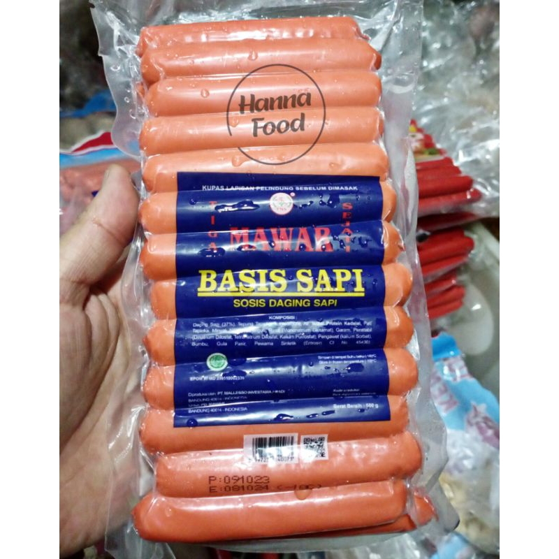 

BASIS MAWAR BASIS SAPI SOSIS MAWAR SOSIS SAPI 500 GR ISI 25