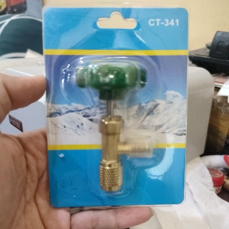 kran freon kaleng 341 kran infus cairan injektor