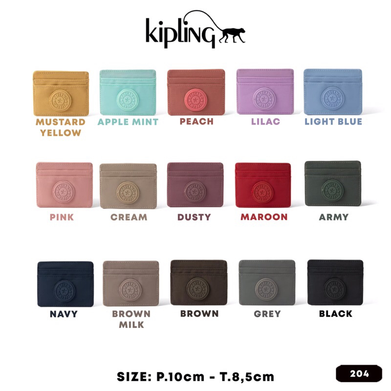 dompet tempat kartu kipling 204