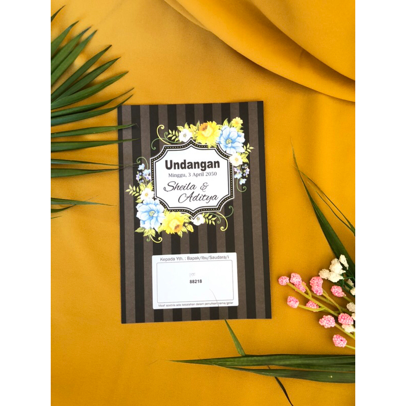 Undangan Pernikahan Murah & Cantik - Erba Kode 88218