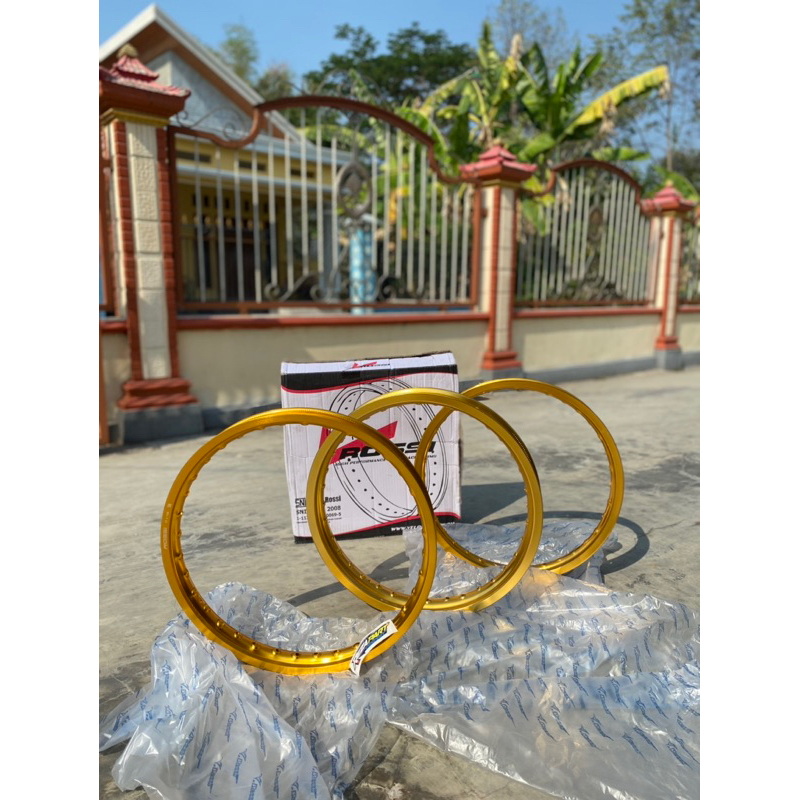 VELG ROSSI V ROSSI GOLD WM 185 160 140 RING 17