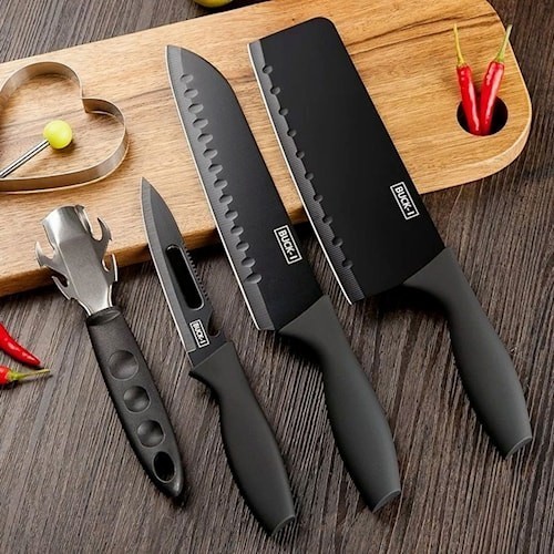 Pisau Dapur 5pcs Kitchen Knife Set Buck-I 5 pcs in 1