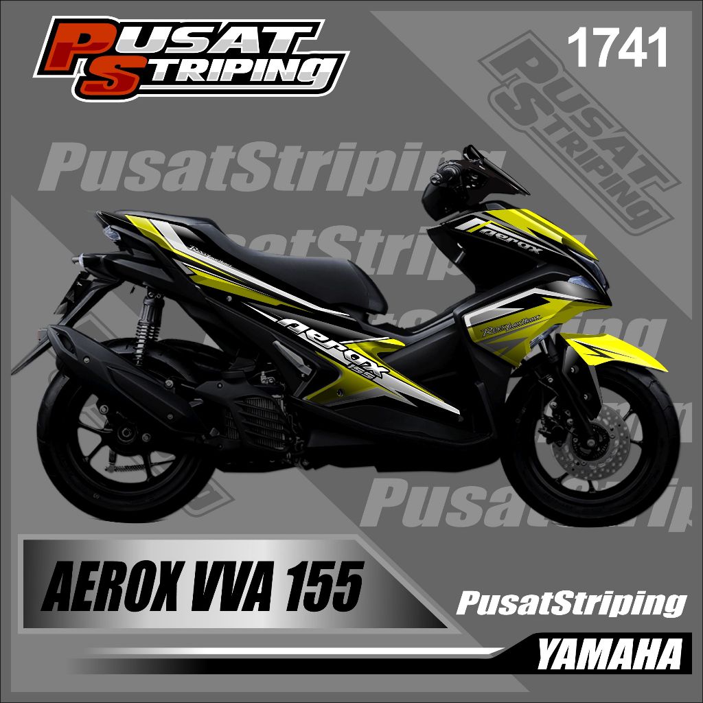 Decal Motor Aerox VVA 155 Sticker Motor Bisa CUSTOM- Aksesoris pelindung Body Motor Variasi Aerox VV