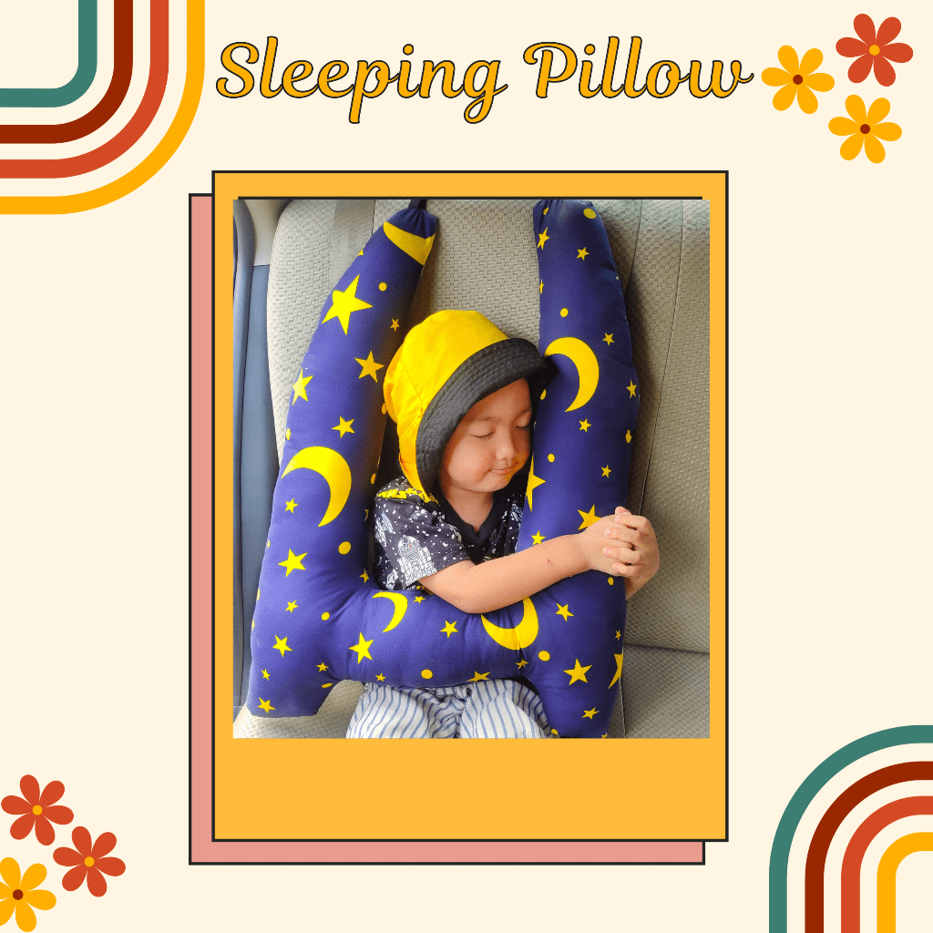 Car Kid Sleeping Pillow/Bantal Tidur Seat Belt Mobil Anak Kecil Shafiyyah.sarban
