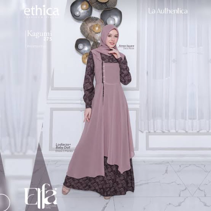 ETHICA KAGUMI 275 WINETASTING || GAMIS FASHION MUSLIMAH || GAMIS || By ETHICA