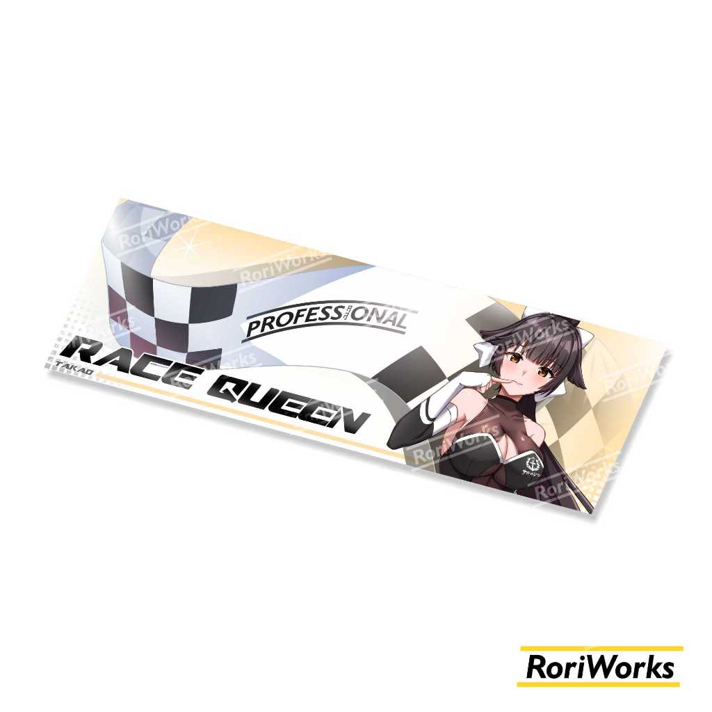 Stiker Slap - Takao Race Queen | Azur Lane
