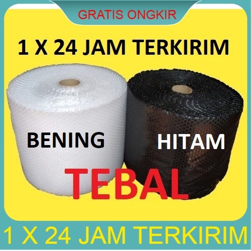 

Bubble Wrap Hitam dan bening 31Cm x 50Meter PROMO SHOPEE