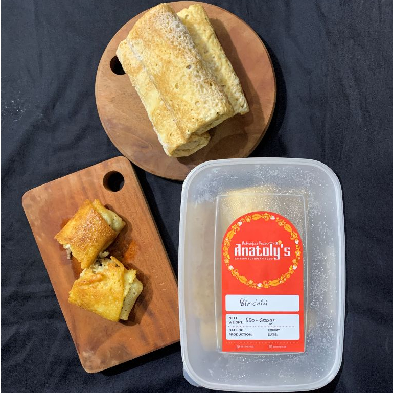 

Blinchiki / Russian Meat Rolled Pancake / Блинчики с мясом