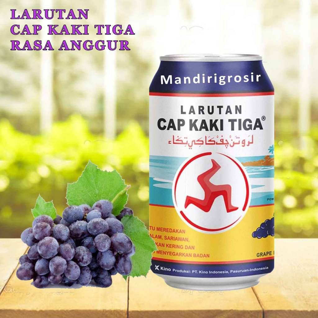 

Minuman Kemasan Kaleng * Larutan Cap Kaki Tiga * Minuman Rasa Anggur