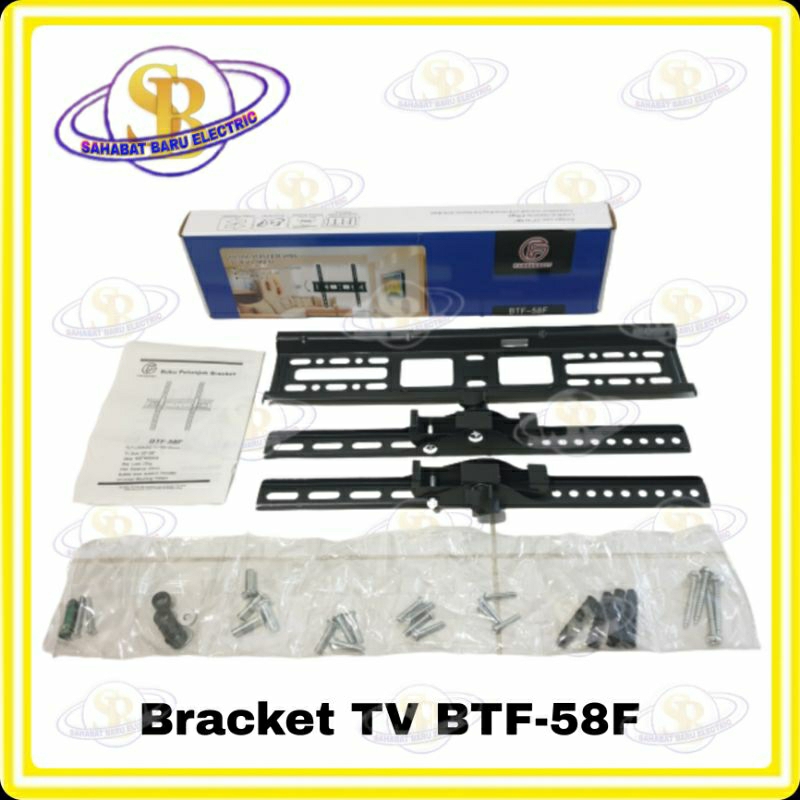 Bracket TV LCD LED 22 - 58 Inch Brecket TV Fahrenheit BTF-58F Breket TV