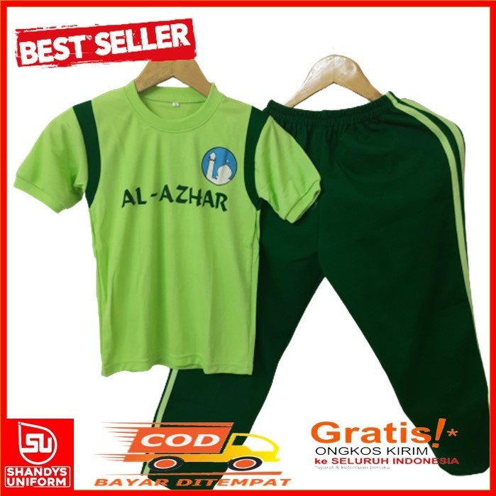 Setelan seragam Olahraga SDI Al Azhar putra