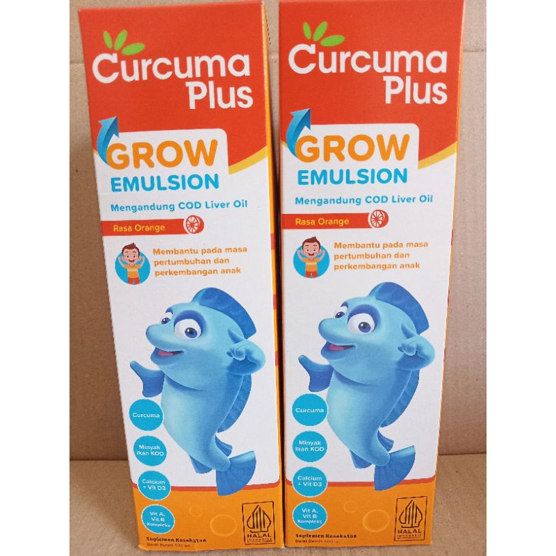 Curcuma plus Grow Emulsion orange 200ml & 400ml