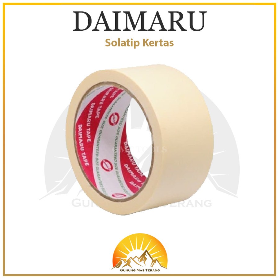 

Daimaru Lakban Kertas Lem 2" Solatip Masking Tape Isolasi Selotip 48mm