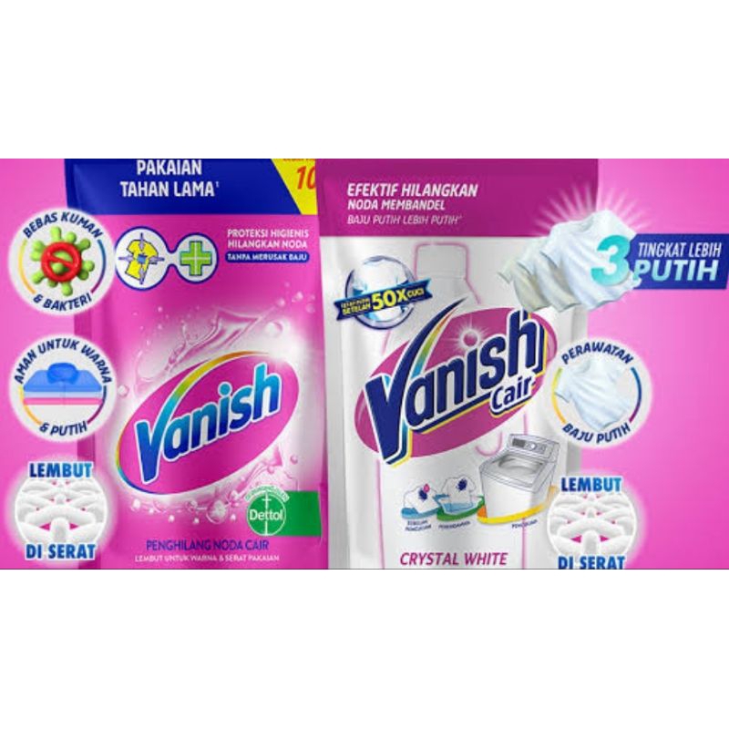 Vanish Penghilang Noda Cair Sachet 60ml