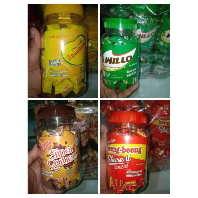 

permen cube willo isi 60pcs