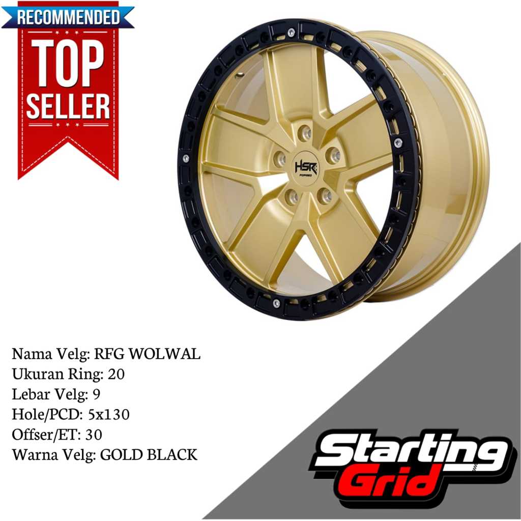 Velg Mobil HSR Forgd Ring 20 Untuk Mercedes G, Boxter, Cayman, Cayenne, Panamera - Free Ongkir