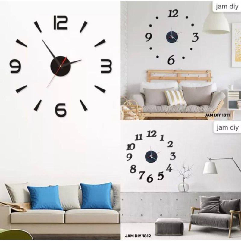 (BISA COD) Jam Dinding Tempel Tembok