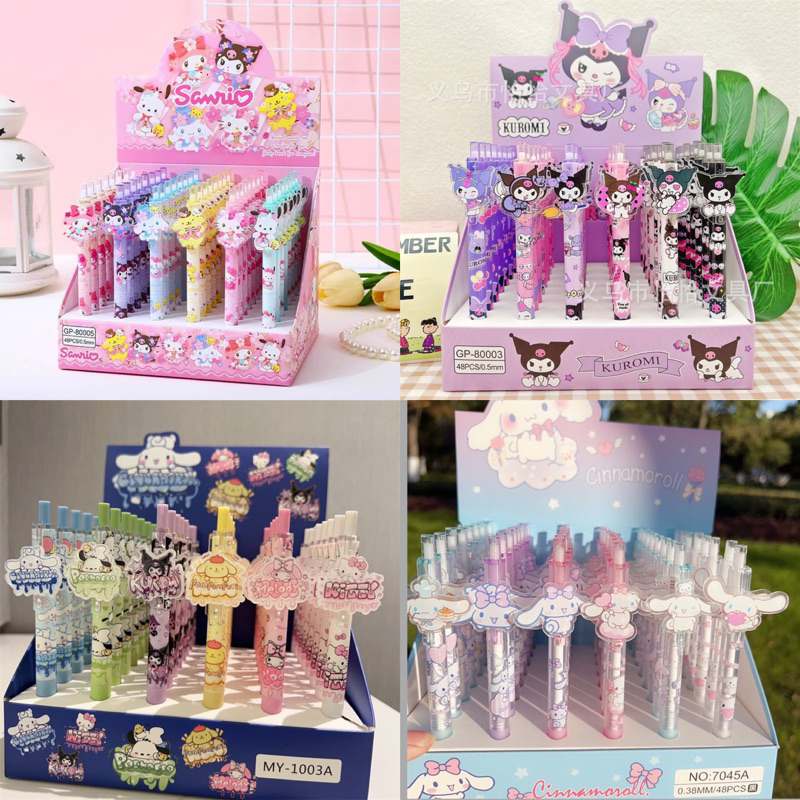 

(1 PC) BOLPEN CETEK SANRIO MELODY KUROMI POMPURIN POCA