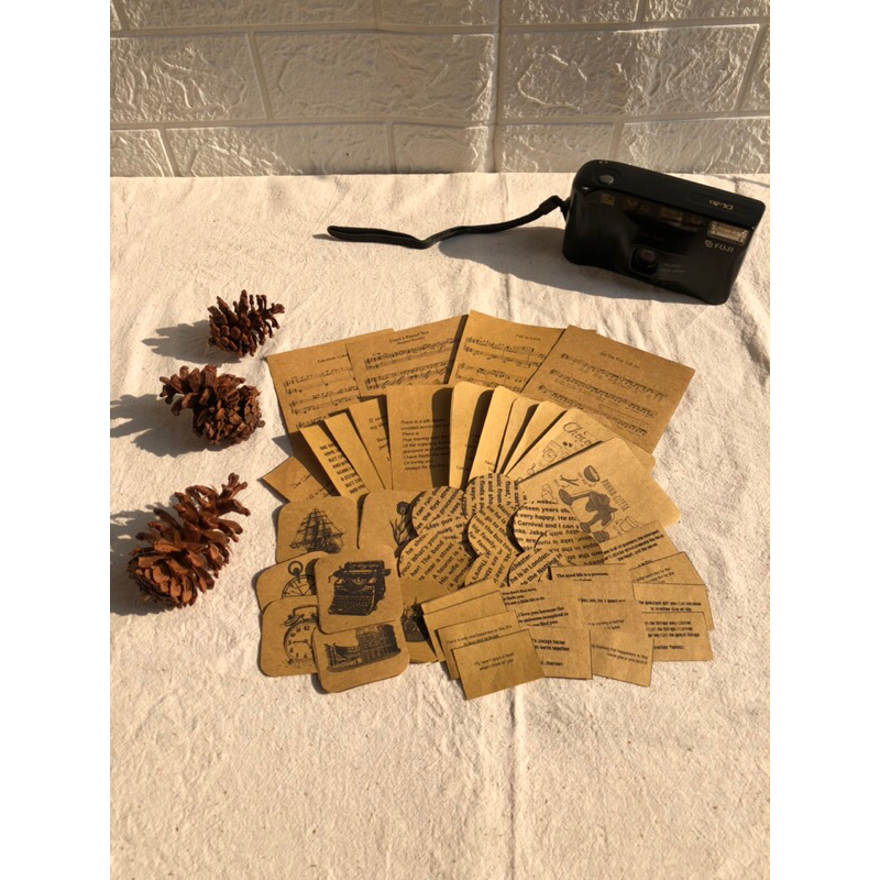 

[TGP011] 50 pcs - Journal Kit / Jurnal Kit / Paket Bujo / Journaling / Vintage Journal Kit / Aesthetic Journal Kit / Scrapbook Journaling Vintage / Bujo Penpal Bullet