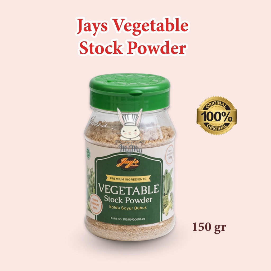 

Jays Vegetable Stock powder | Kaldu Sayur Bubuk 200gr