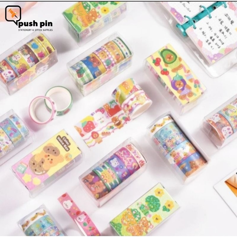 

Masking Tape set 5pc Colorful Bear Box