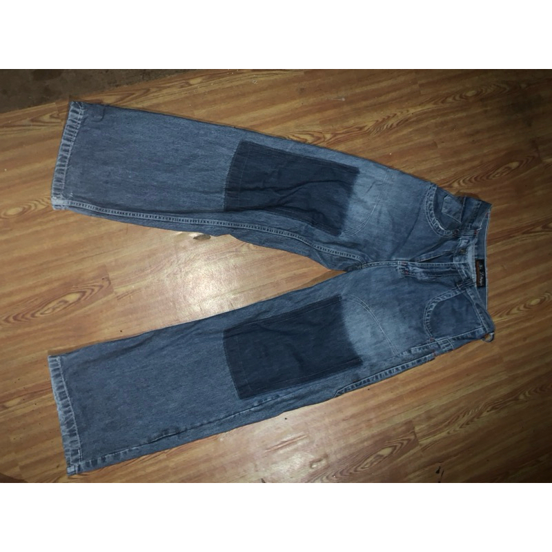 celana baggy jeans big pocket