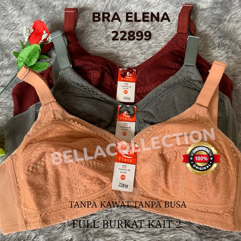 Bra elena original tanpa kawat tanpa busa model sister art E22899