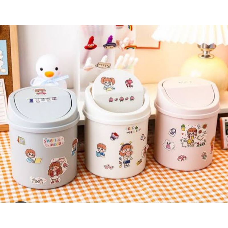 Tong sampah / tempat sampah aesthetic lucu